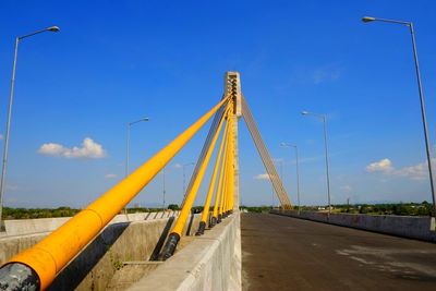 Bridge against blue sky