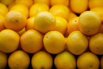 Full frame shot of oranges