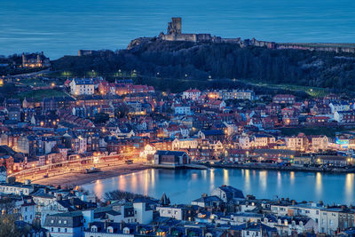 Sea front in scarborough