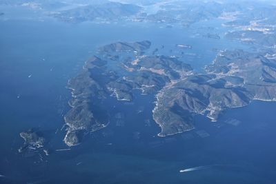 Aerial view of sea