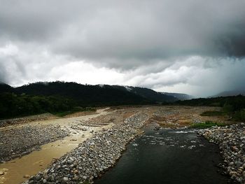 Scenic view of landscape against sky