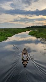 Boat in a lake