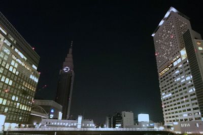 Low angle view of modern skyscraper