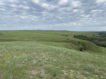 Scenic view of landscape against sky