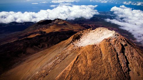 Volcanic landscape at pico de teide