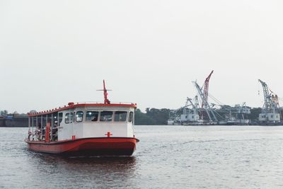 Boat in sea