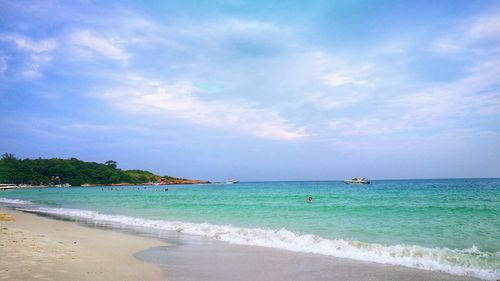 Scenic view of beach