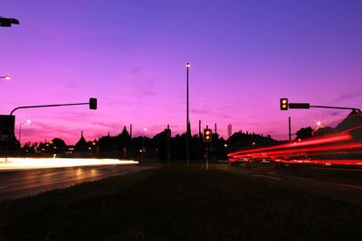 Road at night