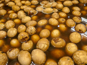 Full frame shot of eggs