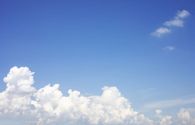 Low angle view of clouds in sky