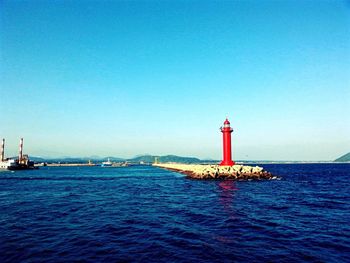 Lighthouse on beach