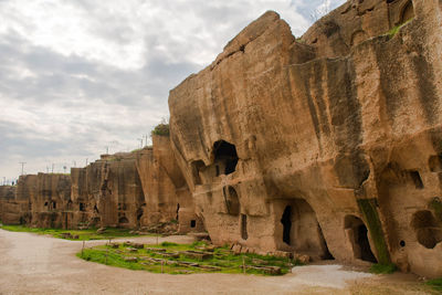 View of old ruins