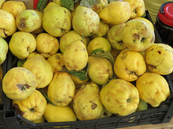 Close-up of fruits for sale at market stall