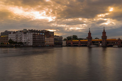 River with buildings in background