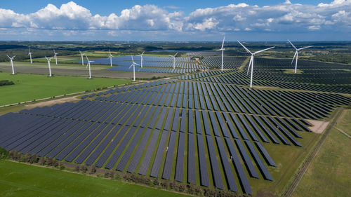 Northern europas largest solar park near holstebro in denmark