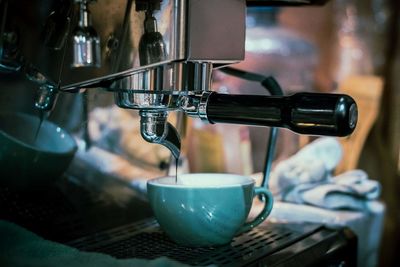 Close-up of coffee cup