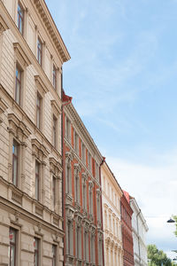 Low angle view of building against sky