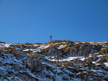 View of the summit of mount resegone