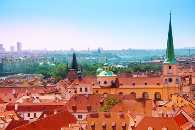 Aerial view of a city