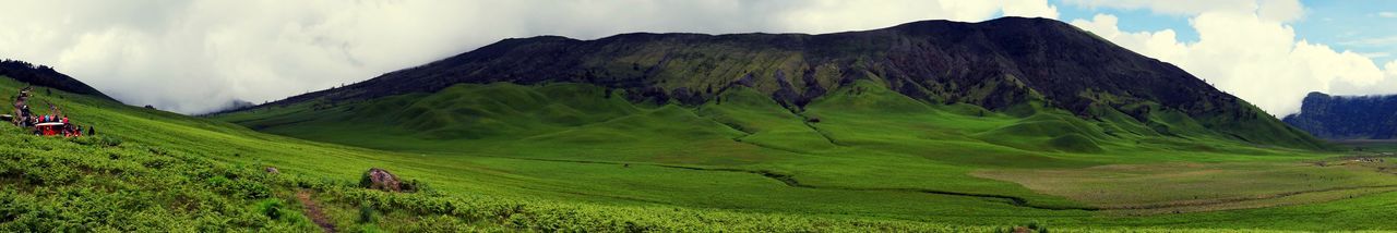 Panoramic view of landscape against sky