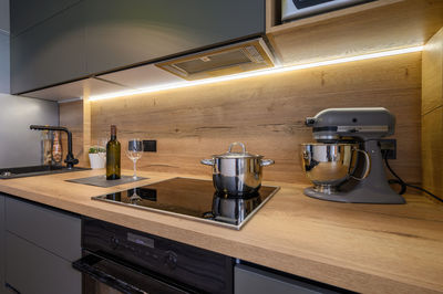 View of kitchen appliance in kitchen