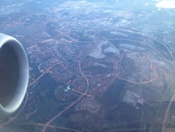 Aerial view of landscape