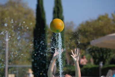 Close-up of fountain