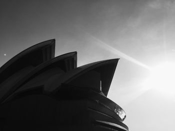 Low angle view of building against sky