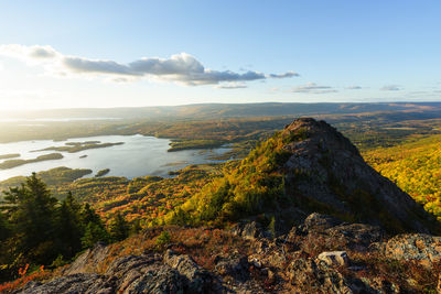Scenic view of landscape against sky
