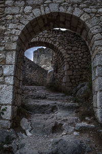 Low angle view of historical building