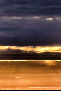 Scenic view of cloudscape during sunset