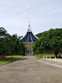 View of trees in park