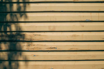 Full frame shot of wooden wall