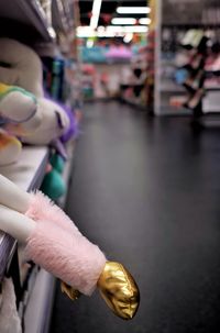 Close-up of hand holding paper