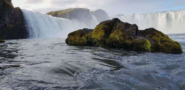 View of waterfall