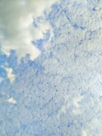 Low angle view of cloudy sky