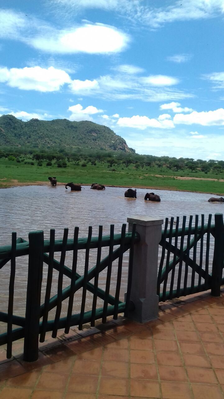 VIEW OF PIER IN FRONT OF CALM LAKE