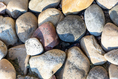 Full frame shot of stones