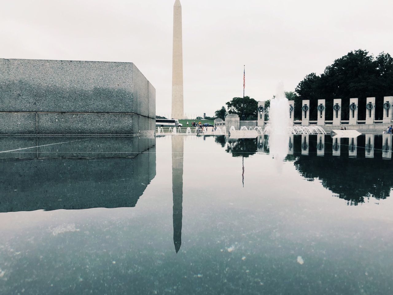 reflection, water, architecture, built structure, waterfront, building exterior, sky, nature, lake, day, travel destinations, standing water, symmetry, no people, tourism, history, the past, building, travel, outdoors, reflecting pool, architectural column