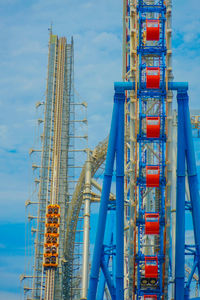 Low angle view of bridge against sky