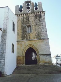 Low angle view of building against sky