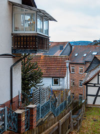 Residential buildings against sky