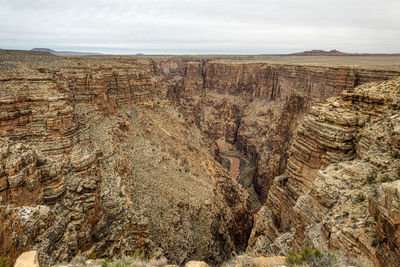 View of rock formations