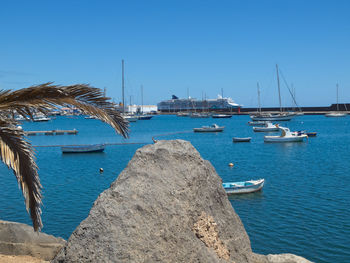 Arrecife and the island lanzarote