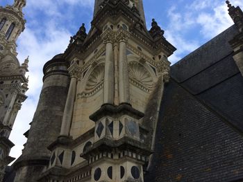 Low angle view of historical building against sky