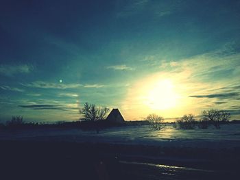 Scenic view of sunset