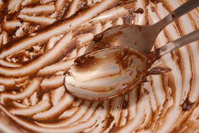 Full frame shot of ice cream