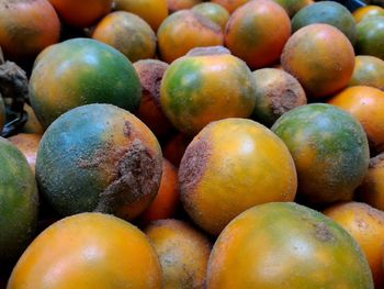 Full frame shot of fruits for sale at market stall