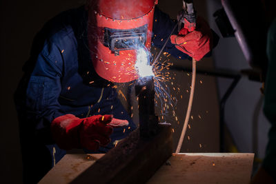 Man working in factory