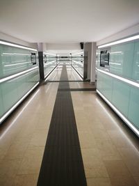 Empty corridor in modern building